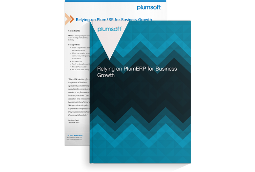 Relying on PlumERP for Business Growth - Thomson Press